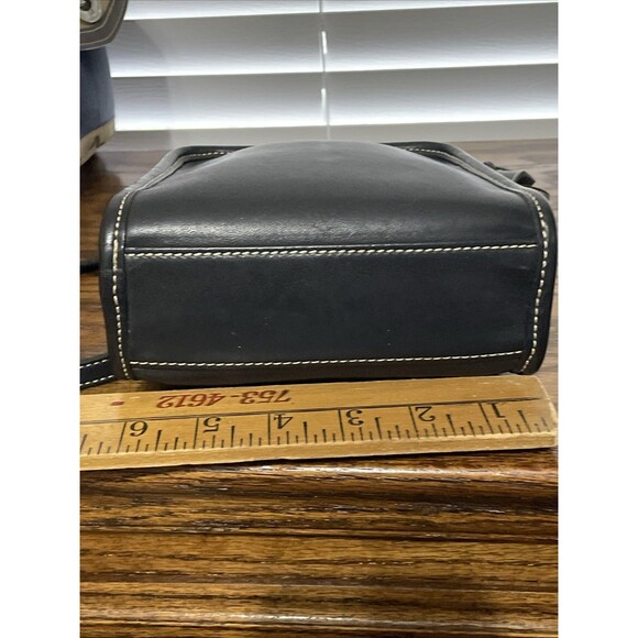 Y2K Vtg Coach Bellini Mini Black Leather Crossbody Camera Purse Bag - Picture 7 of 11